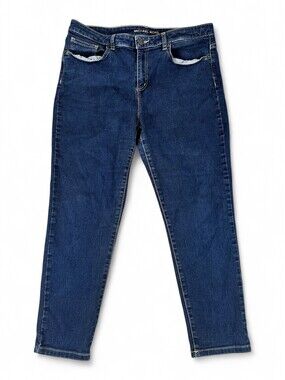 Michael Kors Ankle Skinny Jeans Plus Size 14 Dark Wash